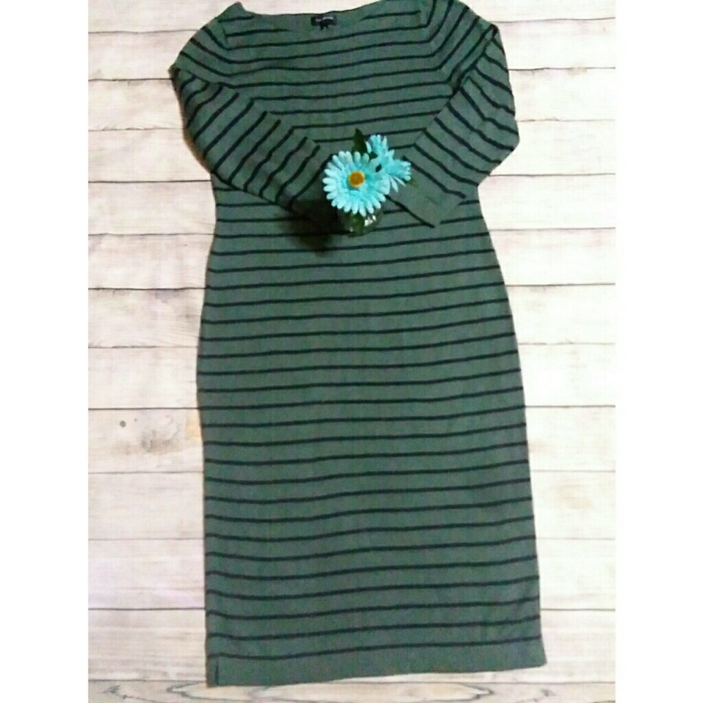 Striped Sweater dress from The Limited